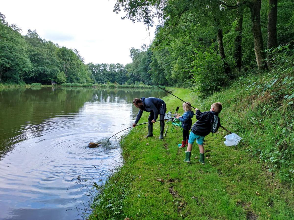 Deux Etangs Poissonneux Au Milieu Des Bois Avec Gite Moderne, La Halte Des Deux Lacs Rosee Luaran gambar